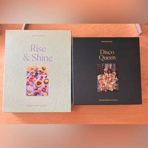 Piecework Puzzles Rise and Shine and Disco Queen